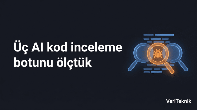 Üç AI kod inceleme botunu 315 PR'da ölçtük